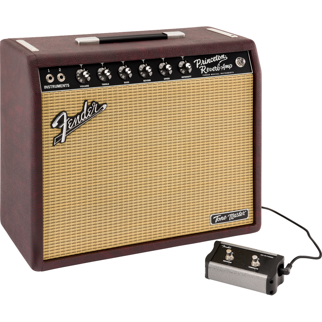 Fender FSR Tone Master Princeton 12-Watt Combo Amp, 120V - Wine - View 5 | MusicMarket