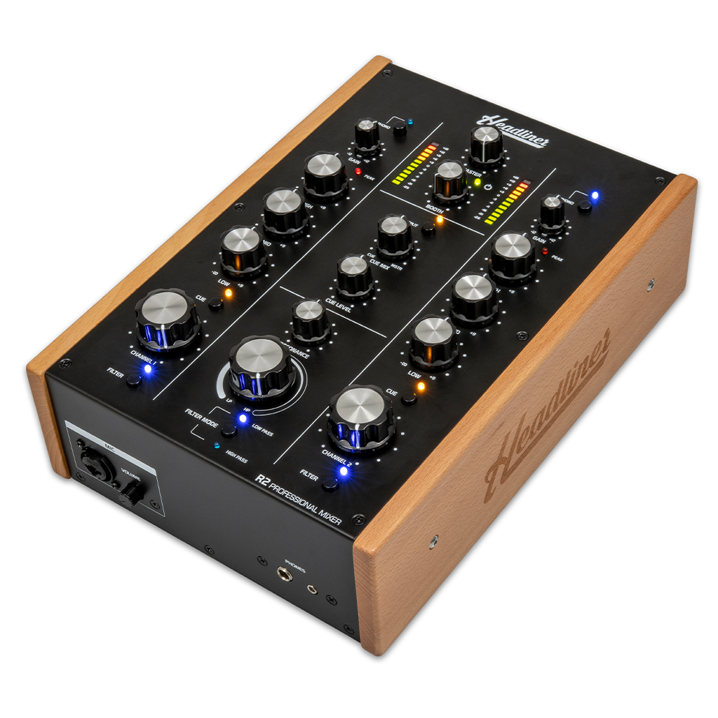 Headliner R2 2-Channel Rotary DJ Mixer - View 2 | MusicMarket