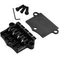 Babicz Full Contact Hardware FCH-3 Original Series Epiphone 3 Point Style Bass Bridge - Black - MusicMarket