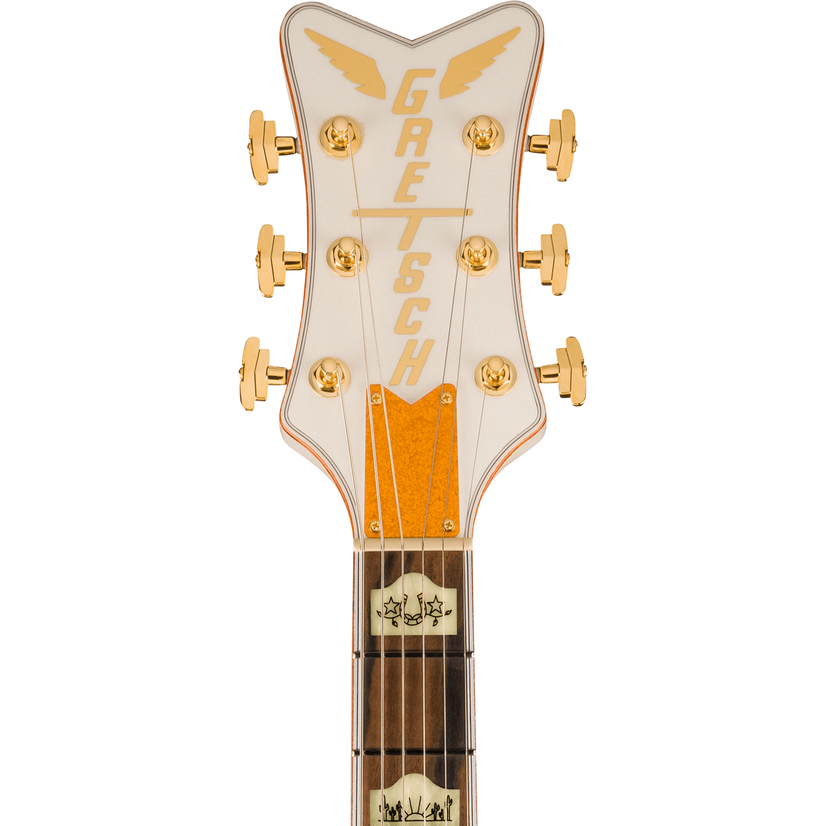 Gretsch G6136TG-OP LTD Orville Peck Falcon™ Electric Guitar w/ String-Thru Bigsby®, Oro Sparkle - View 4 | MusicMarket