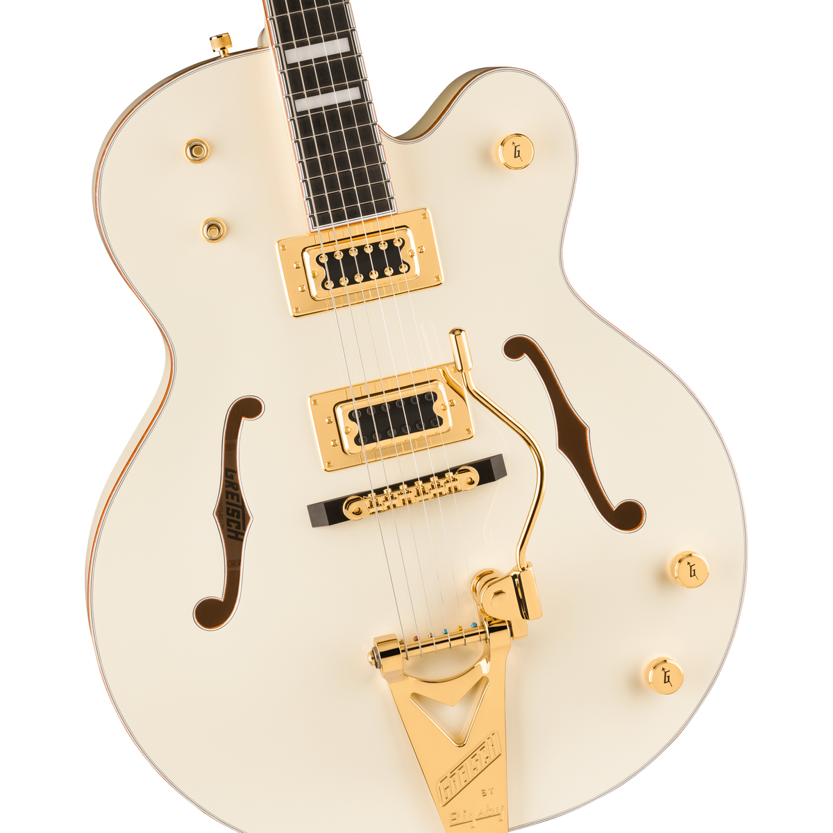 Gretsch G8424T Billy Duffy Signature Falcon LTD w/ Bigsby - Vintage White Lacquer - View 6 | MusicMarket