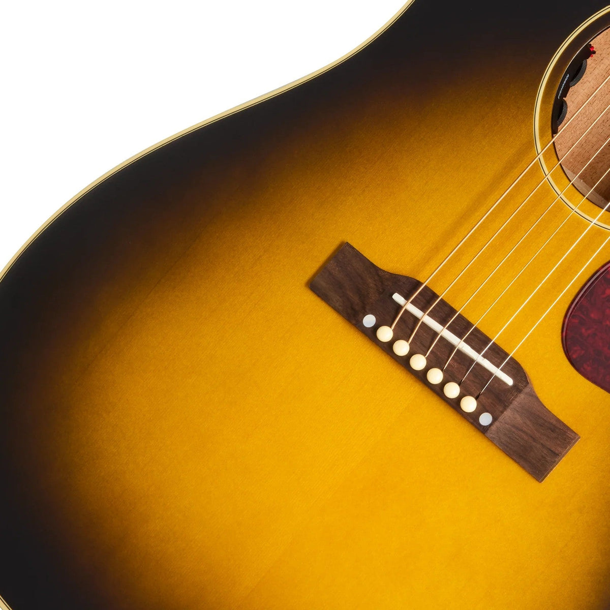 Epiphone J-45 Standard Acoustic Electric Guitar - Vintage Sunburst - View 8 | MusicMarket