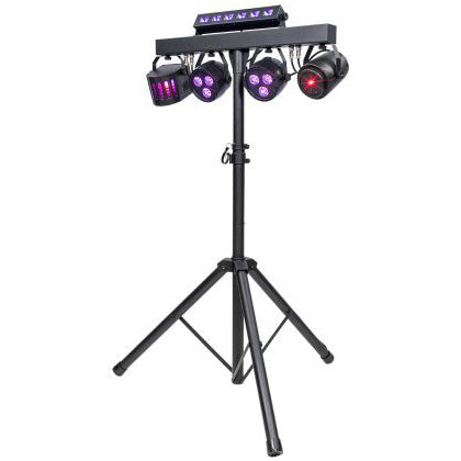 Colorkey Partybar FX Compact All in One Lighting Package with Stand and Bag - MusicMarket
