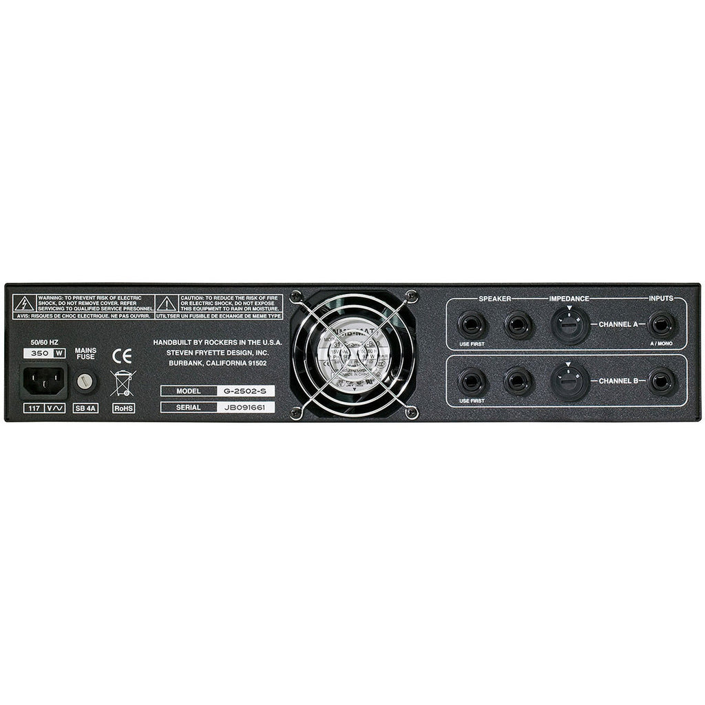Fryette G2502S Two/Fifty/Two 50W Stereo Power Amplifier - View 2 | MusicMarket