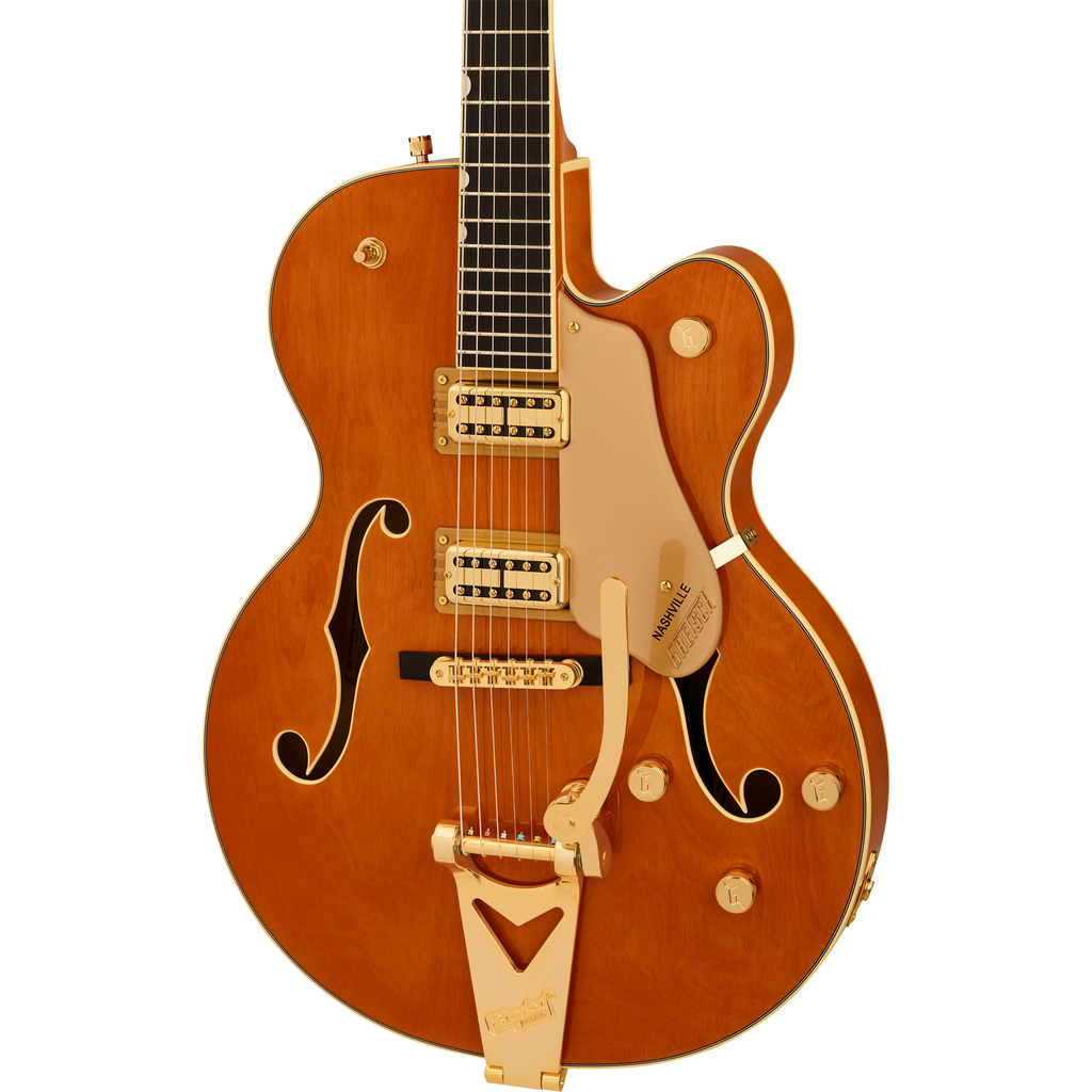 Gretsch Synchromatic Nashville Hollow Body Electric Guitar - 50's Orange Stain - MusicMarket