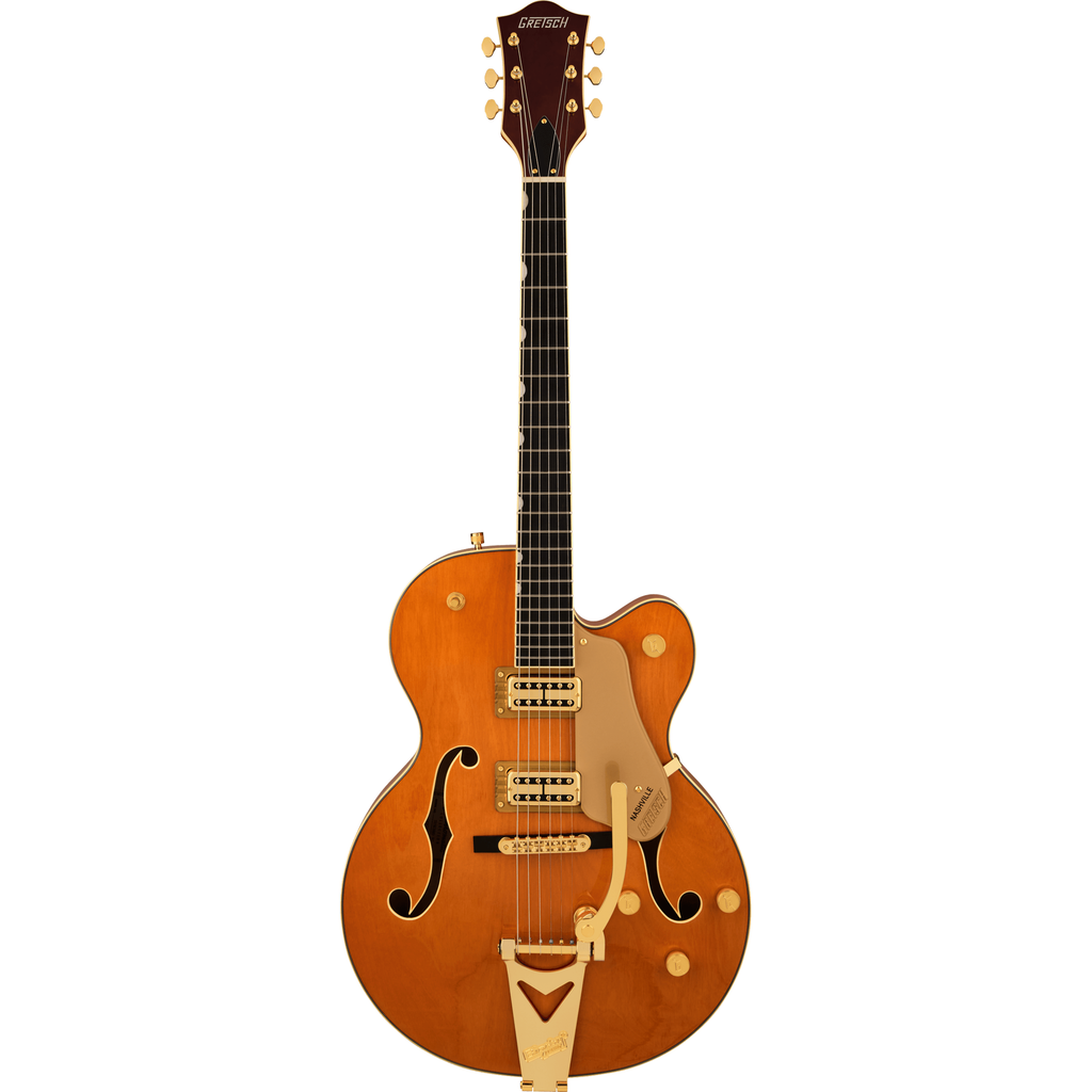 Gretsch Synchromatic Nashville Hollow Body Electric Guitar - 50's Orange Stain - View 2 | MusicMarket