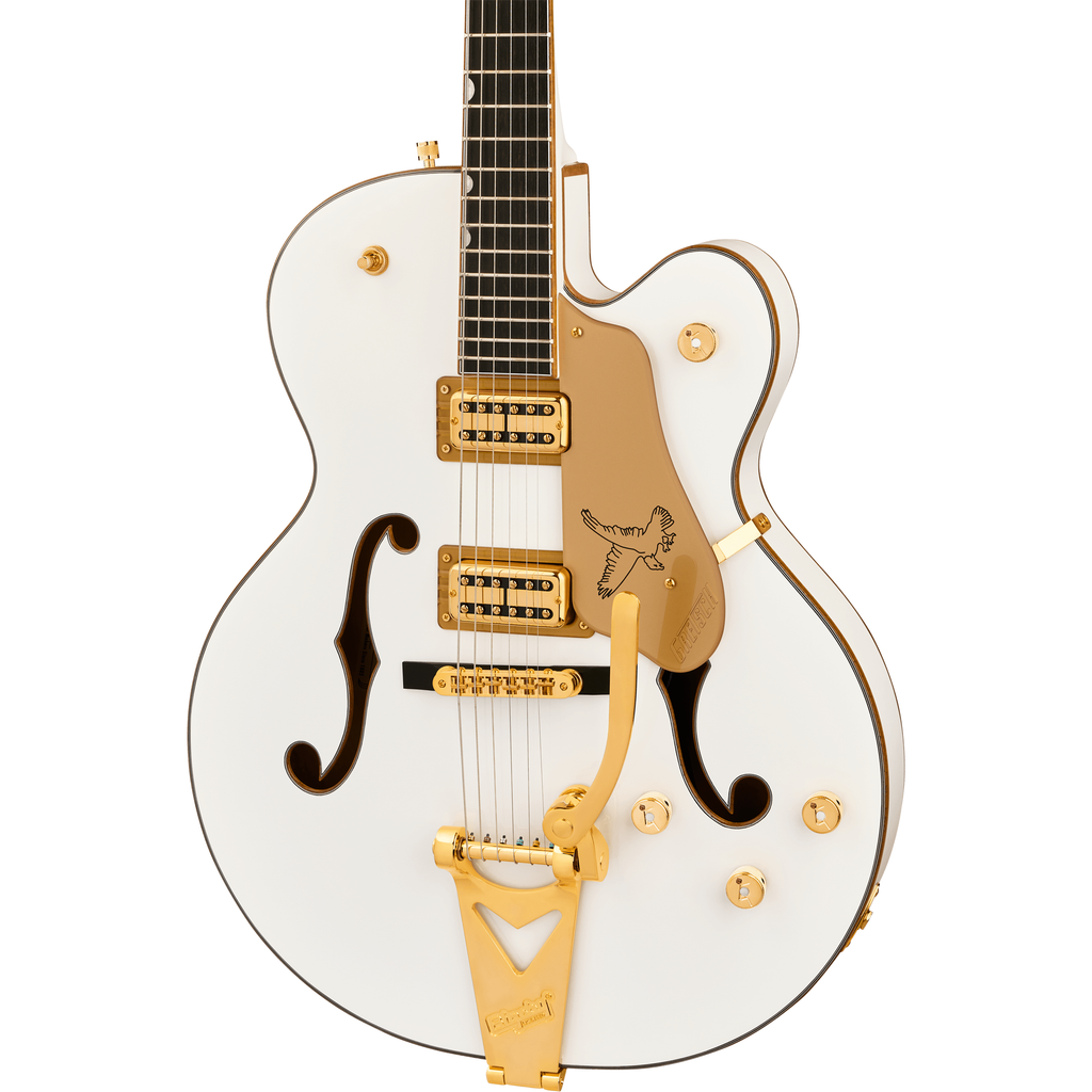 Gretsch Synchromatic Falcon Hollow Body Electric Guitar - Snowcrest White - MusicMarket