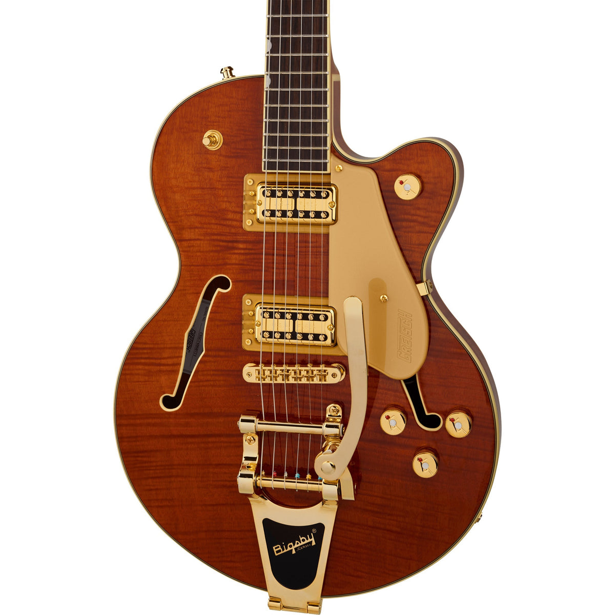 Gretsch LTD Broadkaster Jr. Electric Guitar - Rosewood Fingerboard, Roundup Orange - MusicMarket