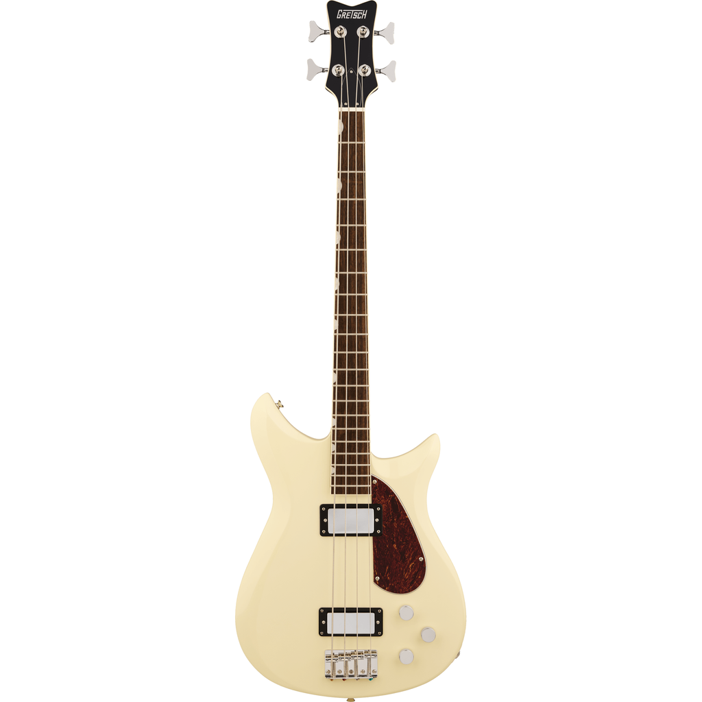 Gretsch Electromatic CVT Electric Bass Double-Cut - Laurel Fingerboard, Vintage White - View 2 | MusicMarket