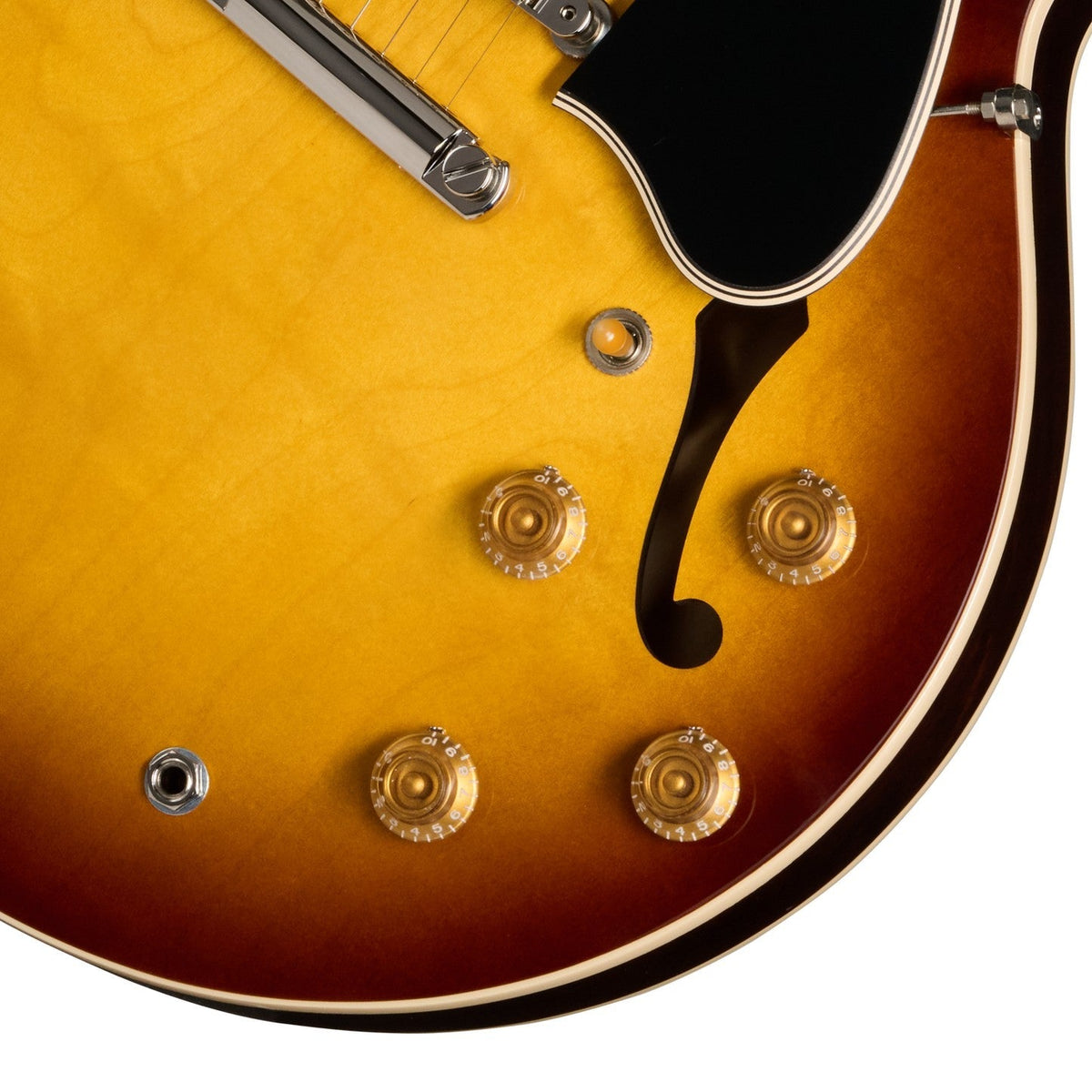 Gibson ES-335 50s Semi-Hollowbody Electric Guitar - Vintage Tobacco Burst - View 7 | MusicMarket
