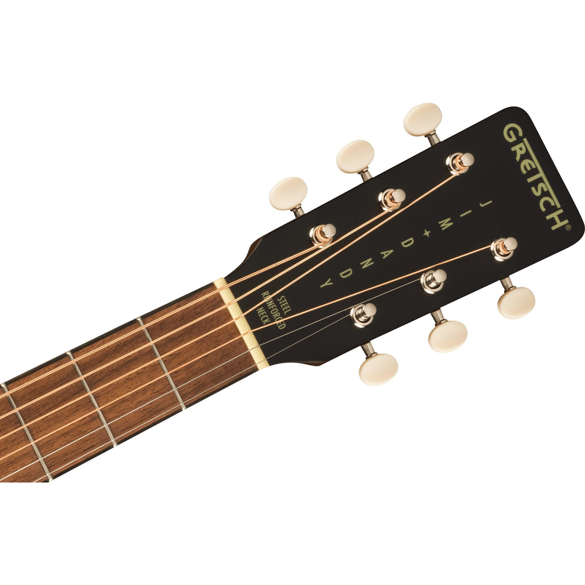 Gretsch Jim Dandy™ Deltoluxe Parlor Acoustic Electric Guitar, Black Top - View 4 | MusicMarket