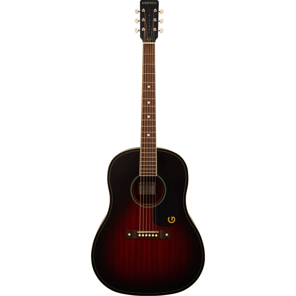 Gretsch Jim Dandy Dreadnought - Walnut Fingerboard, Deep Cherry Burst - View 3 | MusicMarket