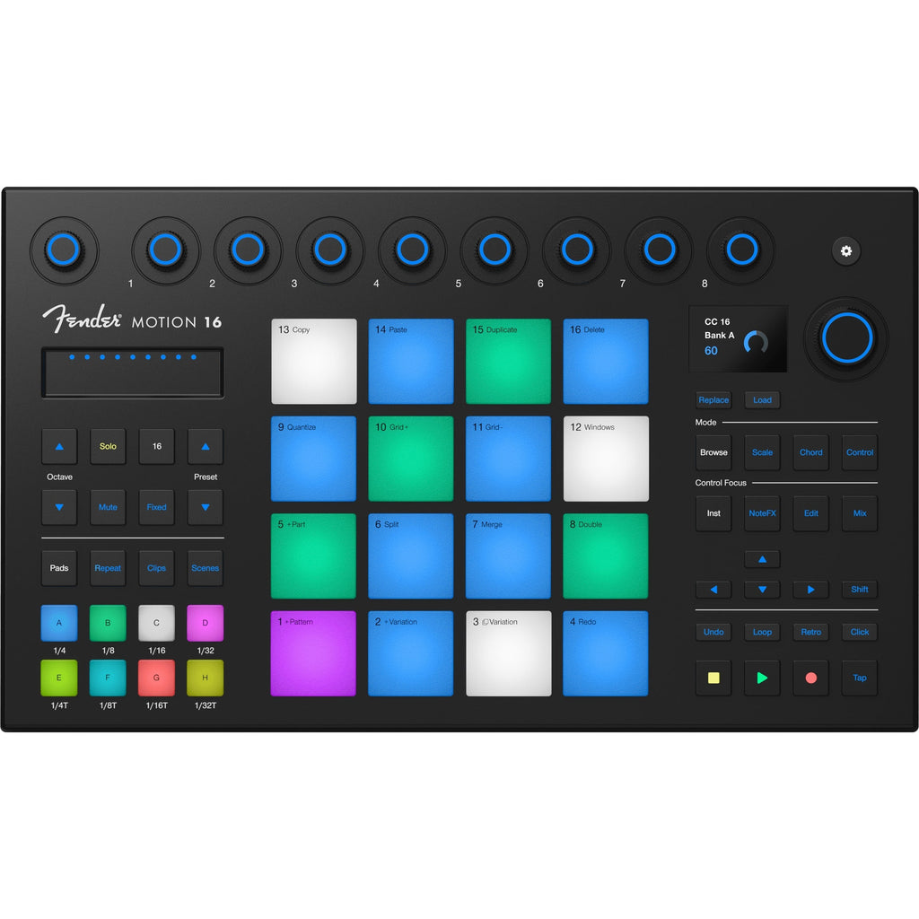 Fender Studio Motion 16 16-pad Production and Performance Controller - MusicMarket