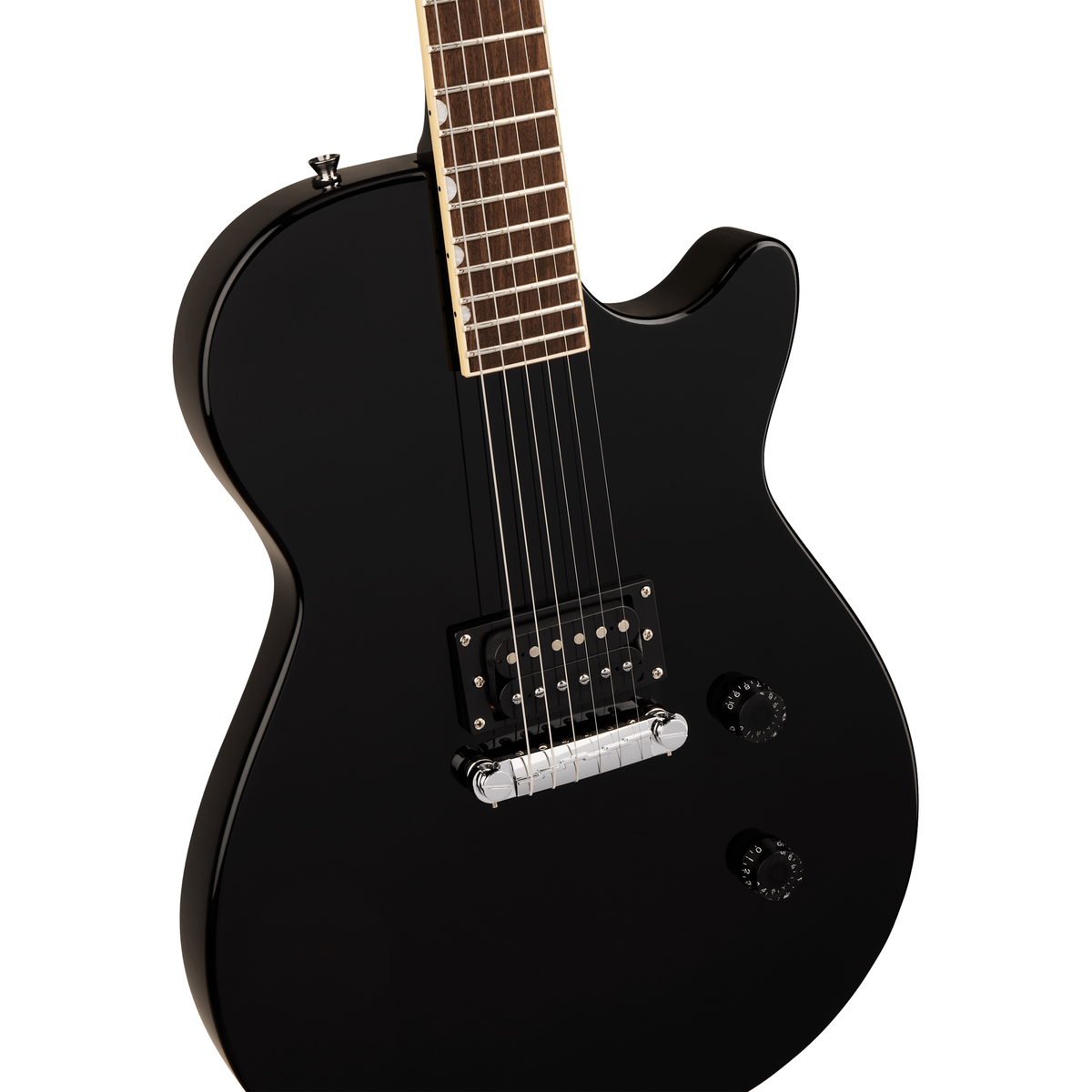 Gretsch Streamliner Jet Club 1 Pickup Electric Guitar - Laurel Fingerboard, Jet Black - View 6 | MusicMarket