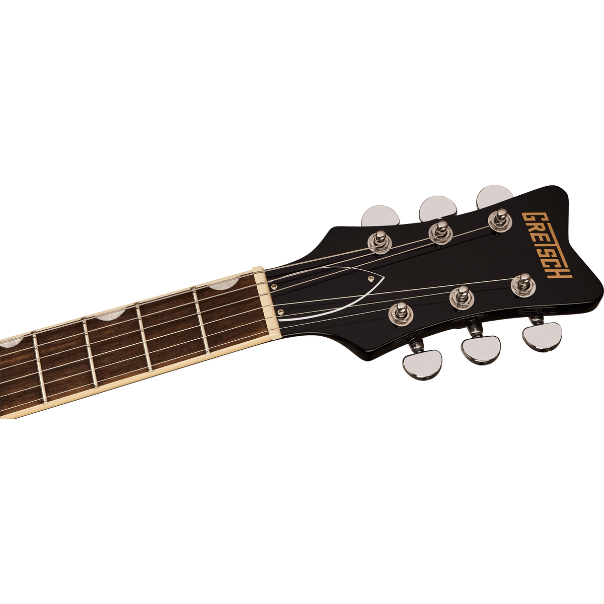 Gretsch Streamliner Jet Club 1 Pickup Electric Guitar - Laurel Fingerboard, Jet Black - View 4 | MusicMarket