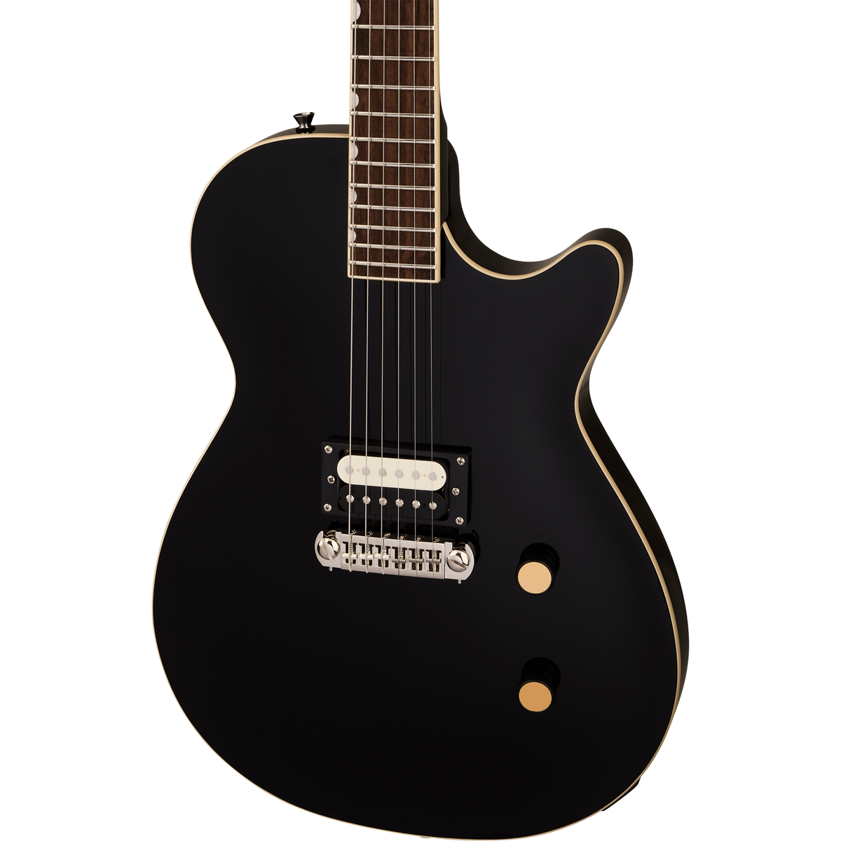 Gretsch Streamliner Jet 1 Pickup Electric Guitar - Laurel Fingerboard, Jet Black - MusicMarket