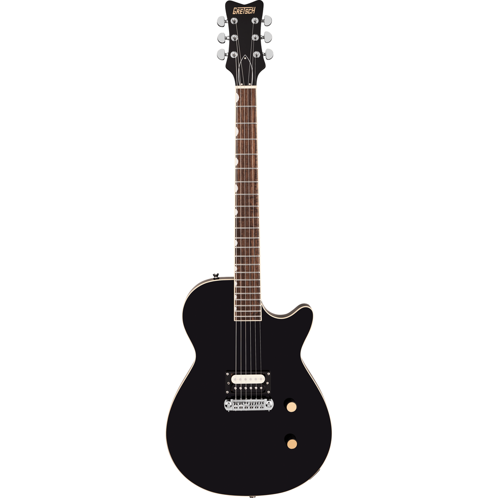 Gretsch Streamliner Jet 1 Pickup Electric Guitar - Laurel Fingerboard, Jet Black - View 2 | MusicMarket