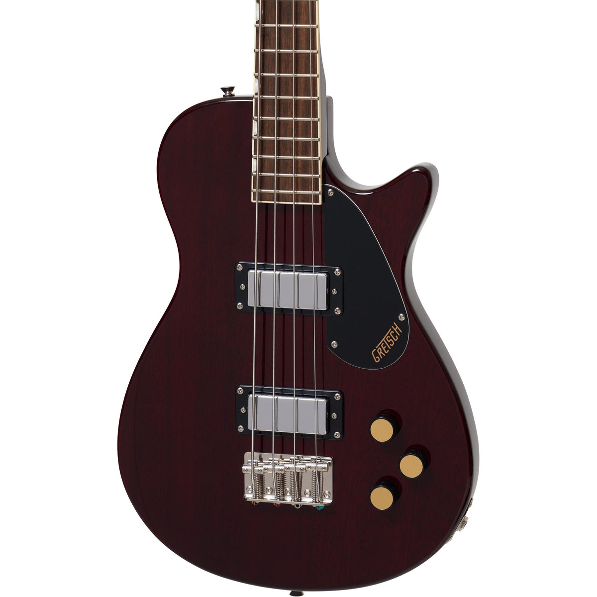 Gretsch Streamliner Jet Club Bass - Single-Cut, Laurel Fingerboard, Walnut Stain - MusicMarket