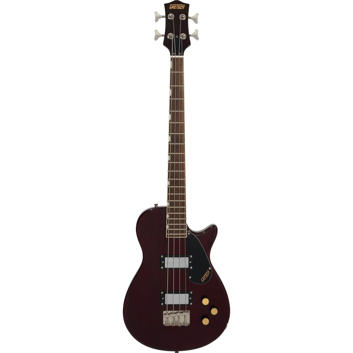 Gretsch Streamliner Jet Club Bass - Single-Cut, Laurel Fingerboard, Walnut Stain - View 2 | MusicMarket
