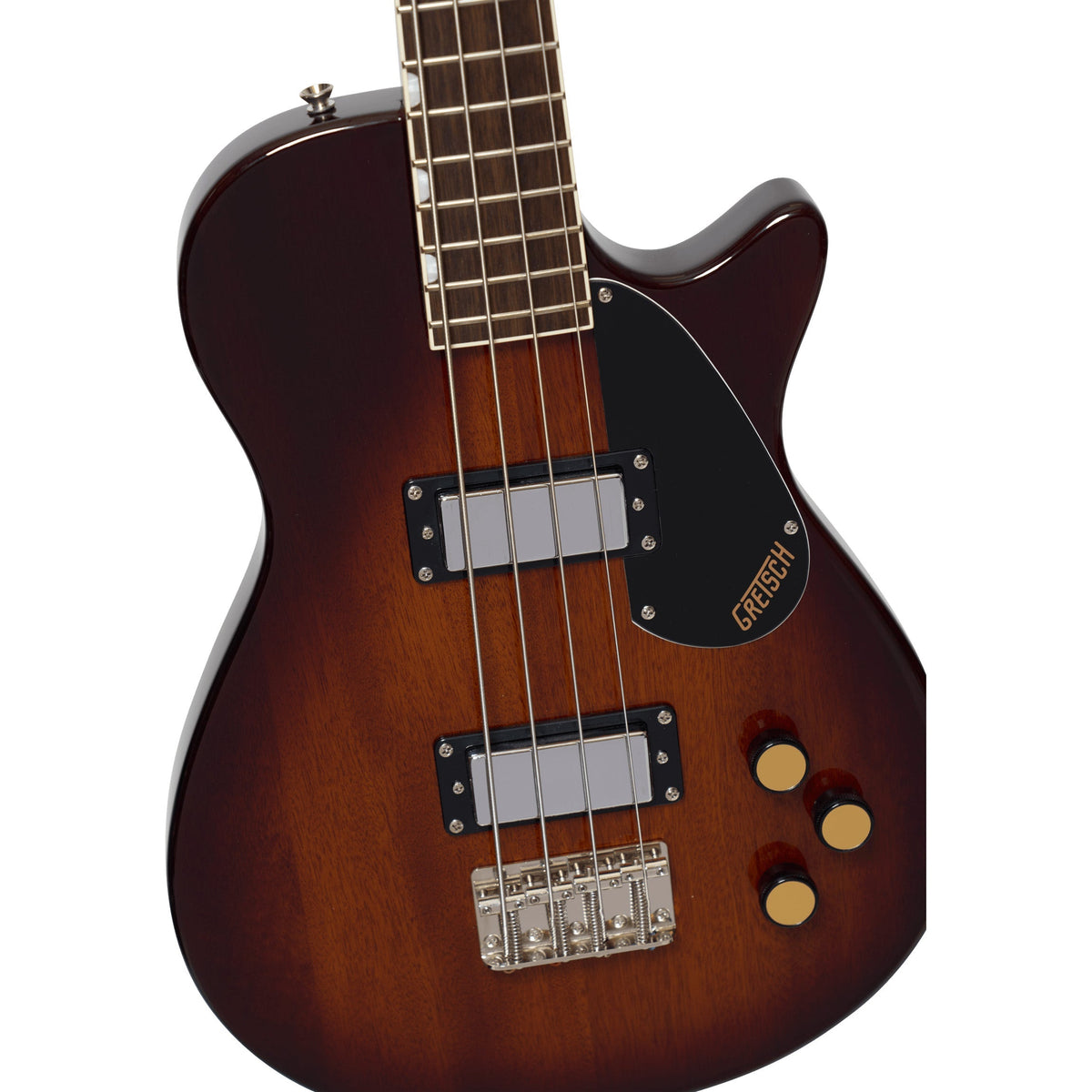 Gretsch Streamliner Jet Club Bass Single-Cut - Laurel Fingerboard, Havana Burst - View 2 | MusicMarket