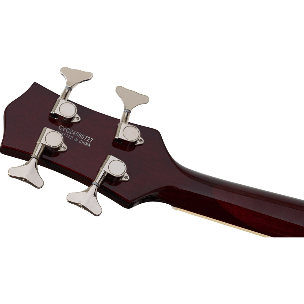 Gretsch Streamliner Jet Club Bass Single-Cut - Laurel Fingerboard, Havana Burst - View 5 | MusicMarket