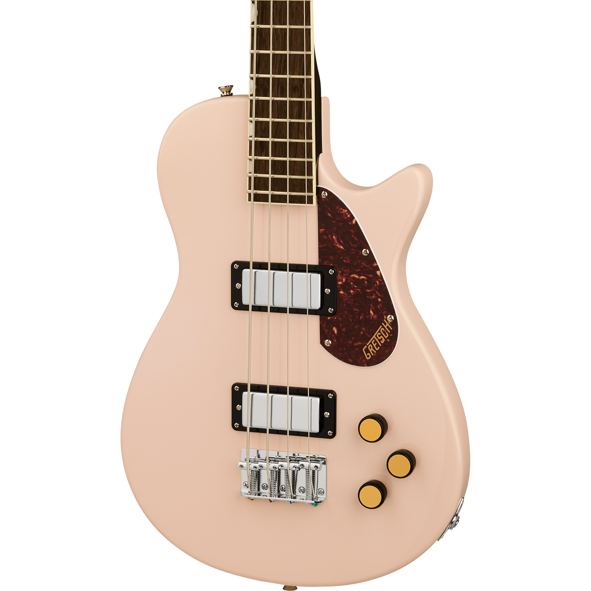 Gretsch Streamliner Jet Club Electric Bass - Laurel Fingerboard, Shell Pink - MusicMarket