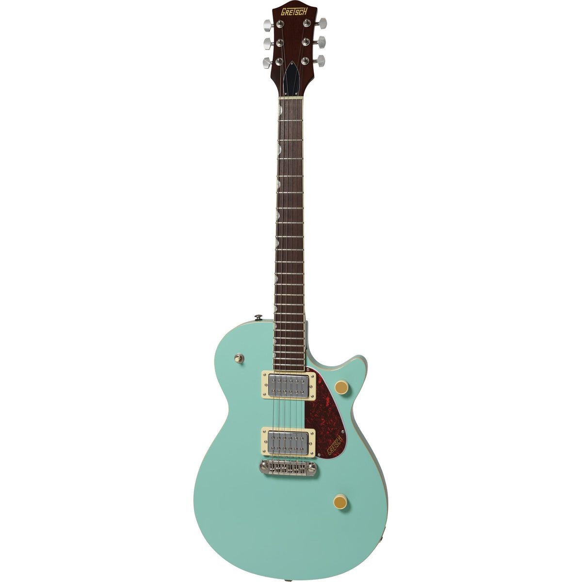 Gretsch Streamliner Jet Club Singlecut Electric Guitar with Wraparound - Mint Metallic - View 2 | MusicMarket