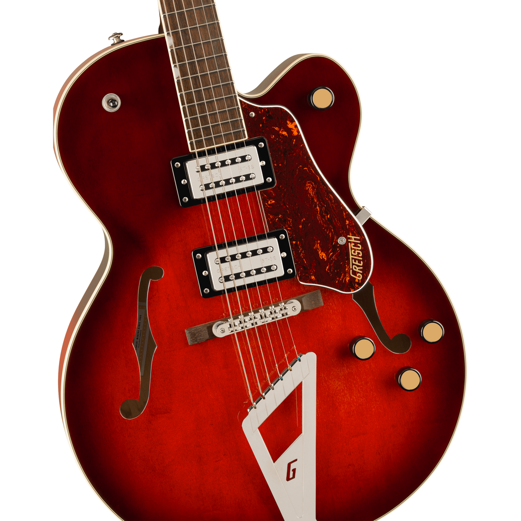 Gretsch G2420 Streamliner Hollow Body w/ Chromatic II, Claret Burst - View 6 | MusicMarket
