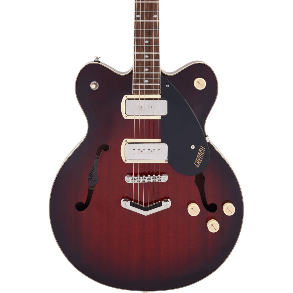 Gretsch G2622-P90 Streamliner Center Block Semi Hollow Electric Guitar, Claret Burst - View 4 | MusicMarket