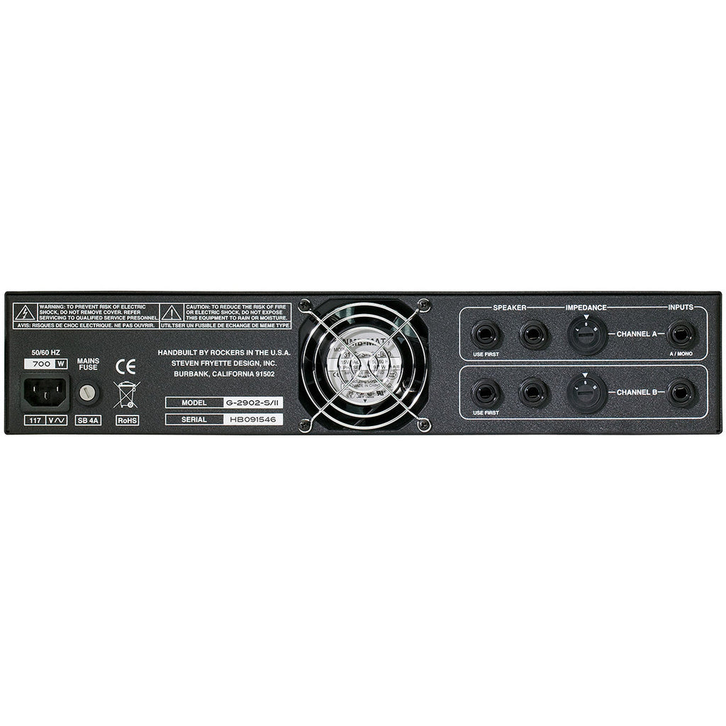 Fryette G2902S Two/Ninety/Two 95W Stereo Power Amplifier - View 2 | MusicMarket
