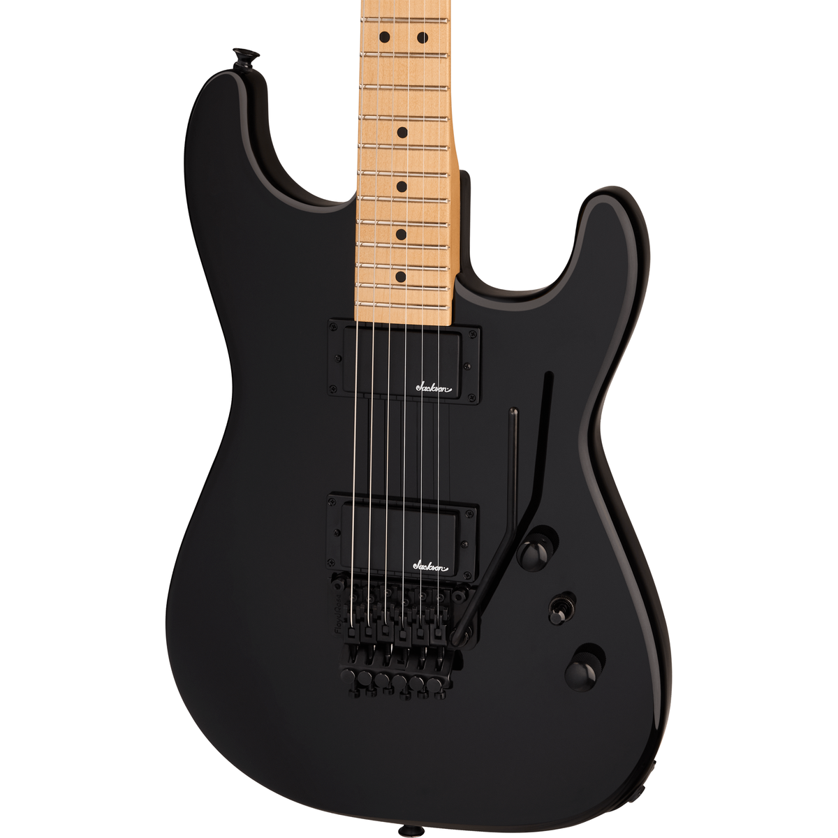Jackson Pro Origins 1985 San Dimas SD1 HH FR Electric Guitar - Gloss Black - MusicMarket