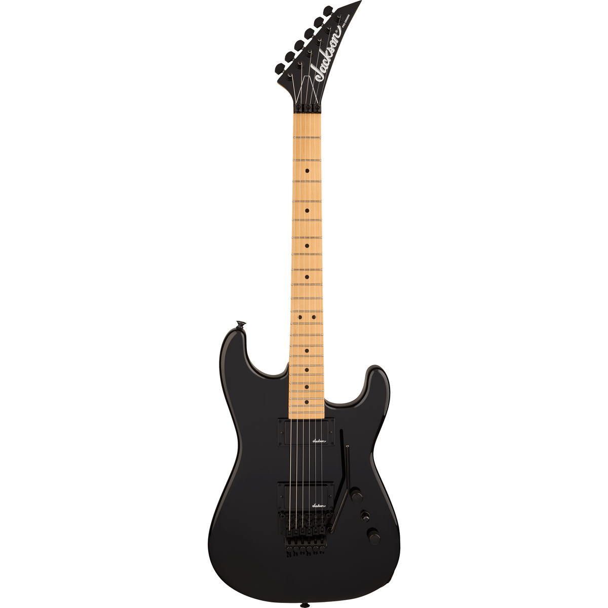 Jackson Pro Origins 1985 San Dimas SD1 HH FR Electric Guitar - Gloss Black - View 2 | MusicMarket