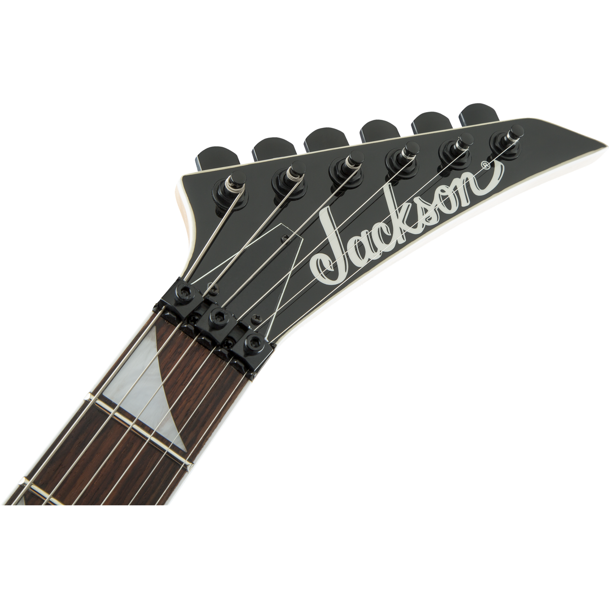 Jackson JS Series King V JS32 Electric Guitar - White with Black Bevels - View 4 | MusicMarket