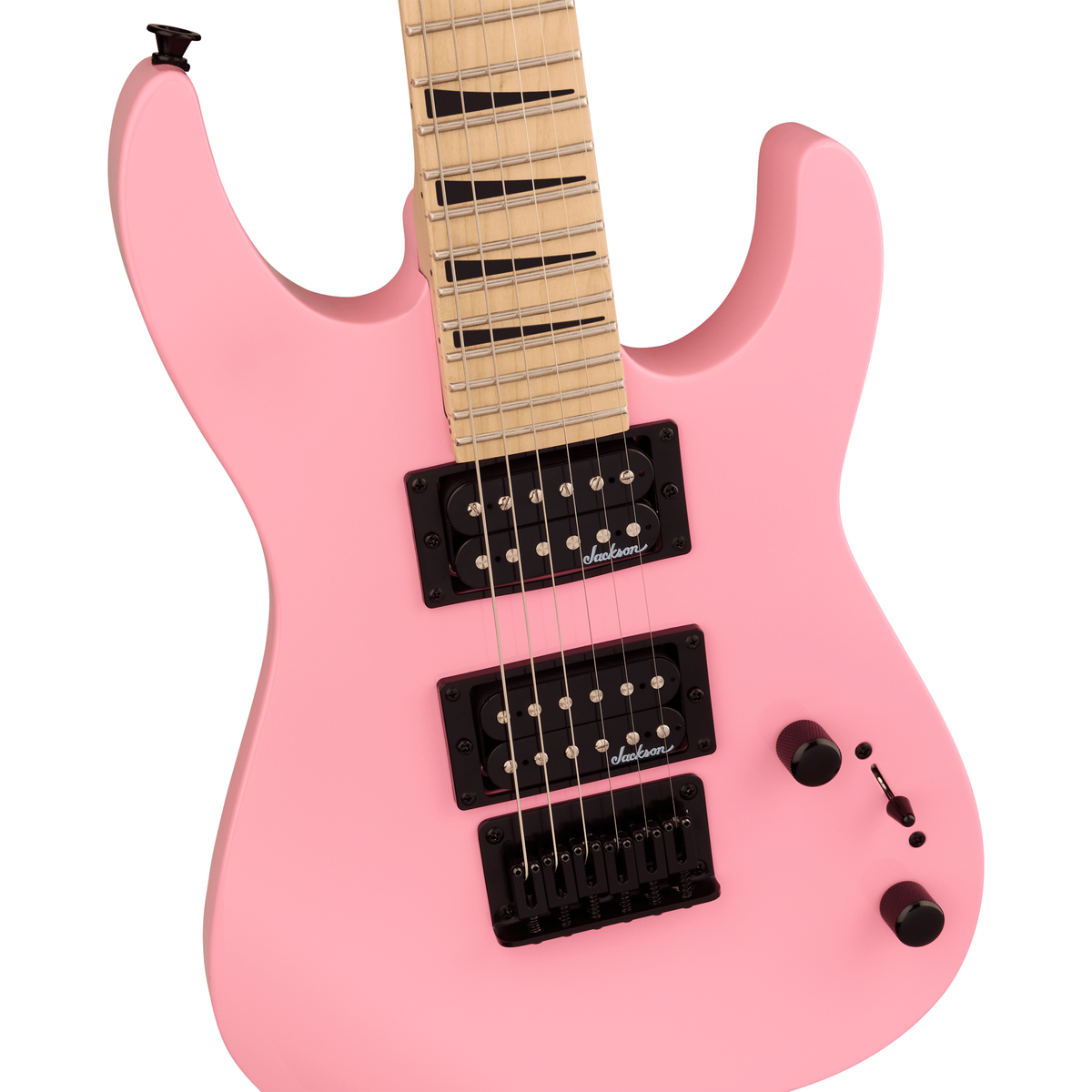 Jackson JS Series Dinky Minion JS1XM Electric Guitar - Bubble Gum Pink - View 6 | MusicMarket