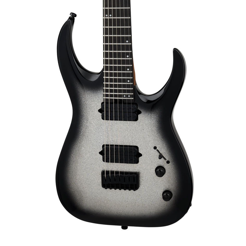 Jackson Pro Series Signature Misha Mansoor Juggernaut HT7 - Silverburst Sparkle - View 4 | MusicMarket