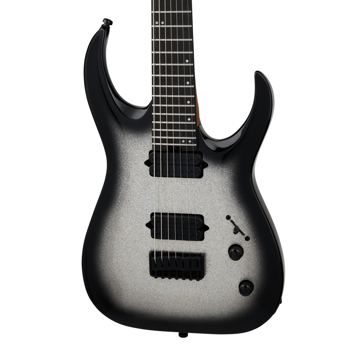 Jackson Pro Series Signature Misha Mansoor Juggernaut HT7 - Silverburst Sparkle - View 4 | MusicMarket