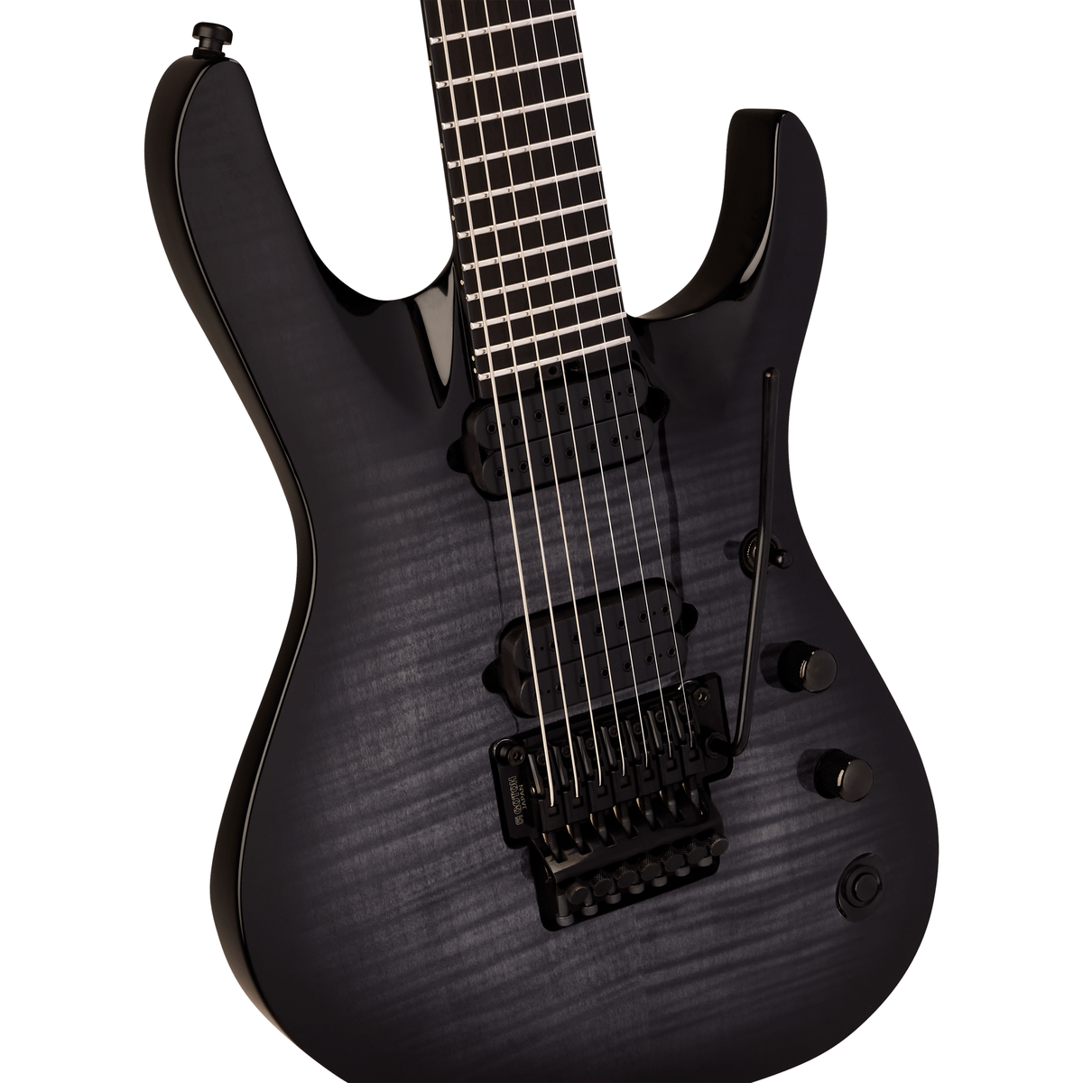 Jackson Pro Plus Signature Chris Broderick Soloist 7-String Electric Guitar - Transparent Black - View 6 | MusicMarket