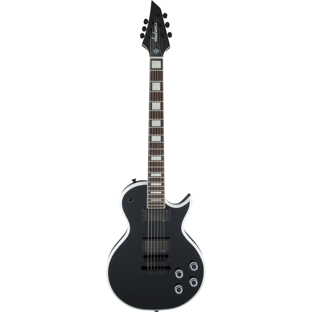 Jackson X Series Signature Marty Friedman MF-1 Electric Guitar, Gloss Black w/ White Bevels - View 2 | MusicMarket
