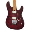 Charvel Pro-Mod Plus San Dimas Style 1 HH FR CM Electric Guitar - Sangria Burst - MusicMarket