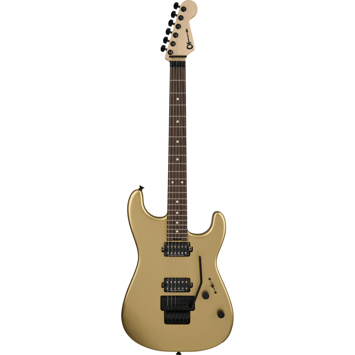 Charvel Pro-Mod San Dimas Style 1 HH FR RW Electric Guitar - Pharaohs Gold - View 2 | MusicMarket