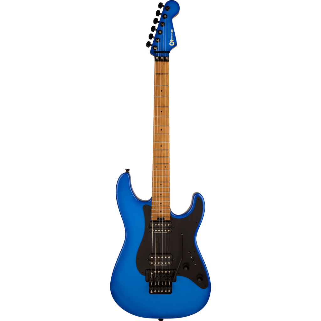 Charvel Pro-Mod Plus So-Cal Style 1 HH FR CM Electric Guitar - Blue Burst - View 2 | MusicMarket