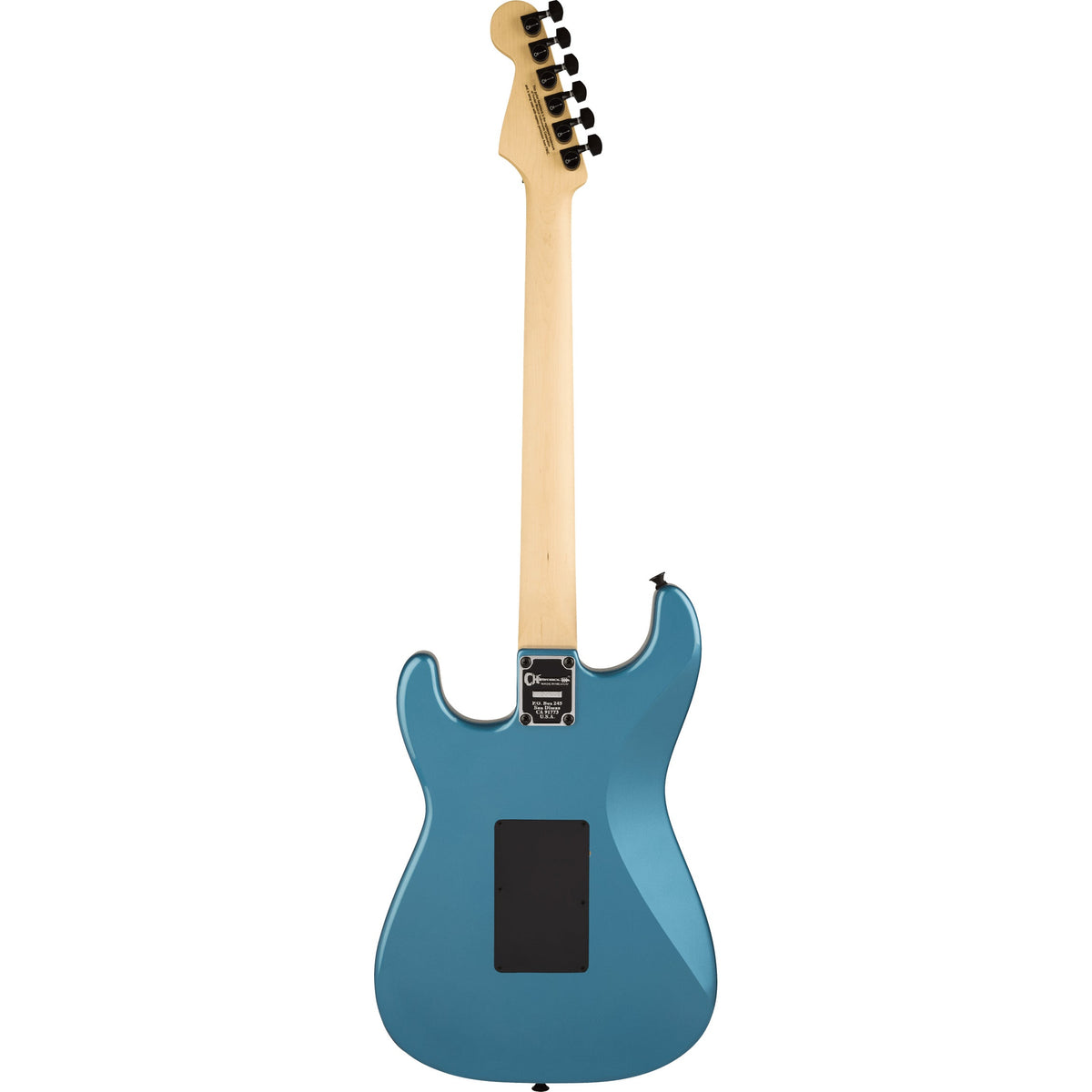 Charvel Pro-Mod So-Cal SC1 Style 1 HH FR RW - Rosewood Fingerboard, Pelham Blue - View 4 | MusicMarket