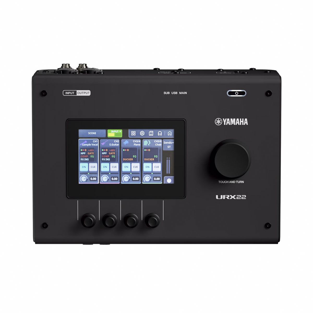 Yamaha URX22 USB-C Audio and Video Interface - Black - MusicMarket