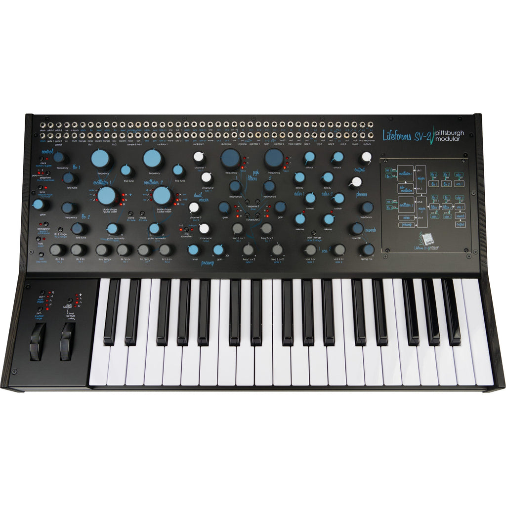 Pittsburgh Modular Lifeforms SV-2 Semi-Modular Analog Synthesizer Keyboard - MusicMarket