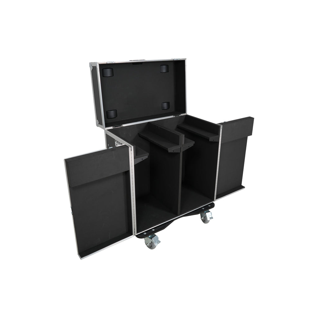 ProX XS-MH30WASHX2W for Two Moving Head Fixtures ATA Flight Style Road Case with Casters - View 5 | MusicMarket