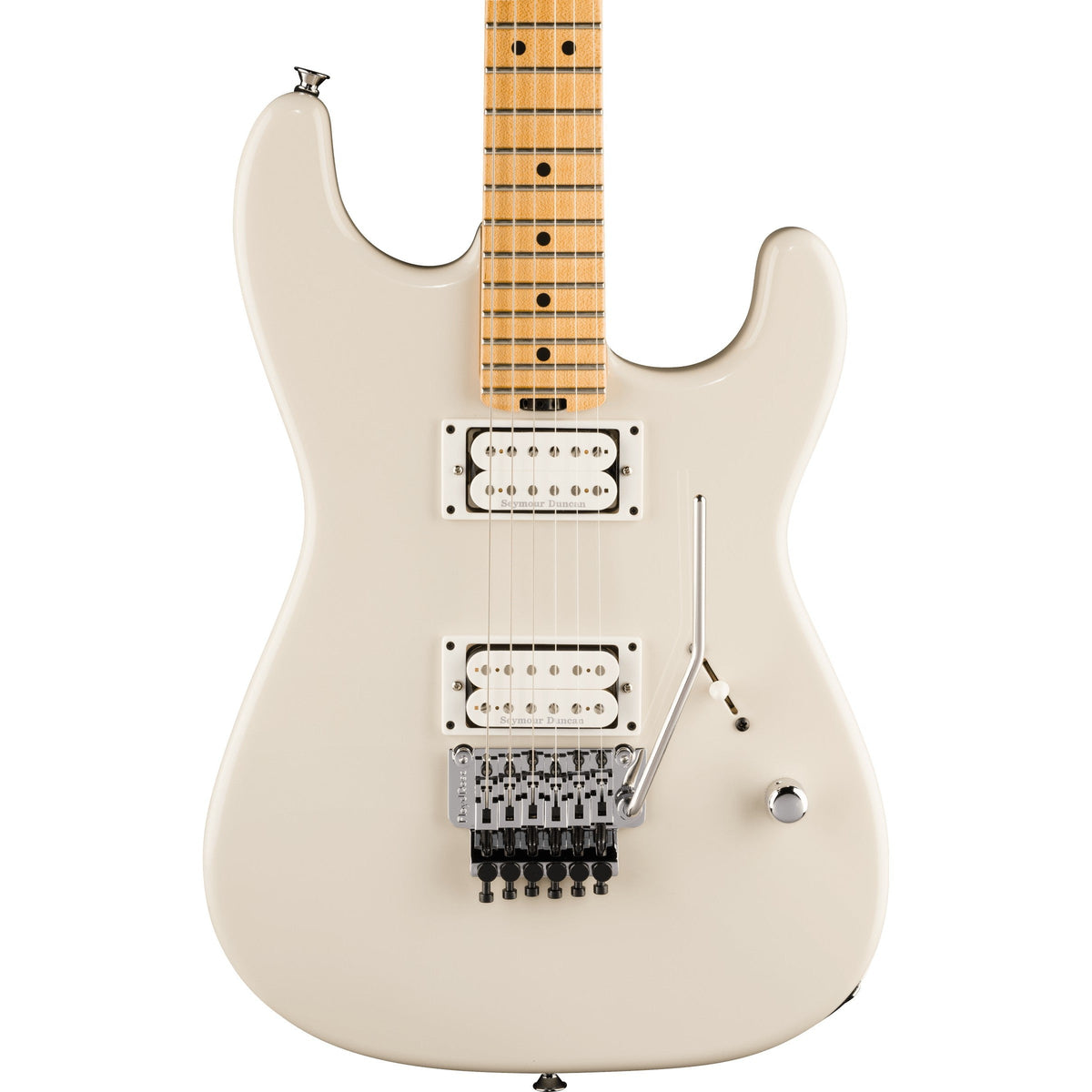 Charvel American Neo-Classic San Dimas SD1 Electric Guitar, Maple Fingerboard - Ivory Blitz - View 3 | MusicMarket
