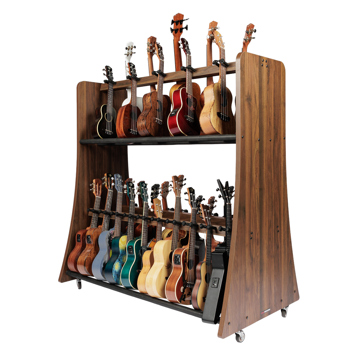 Gator Frameworks GFW-EDU-UKERACK30 Mobile 30 Ukulele Rack - View 8 | MusicMarket