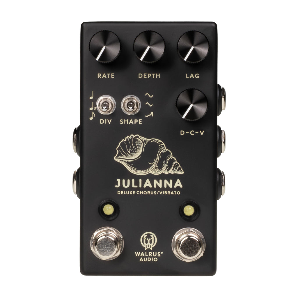 Walrus Audio Limited Edition Julianna Deluxe Chorus/Vibrato Guitar Effects Pedal - Black - MusicMarket