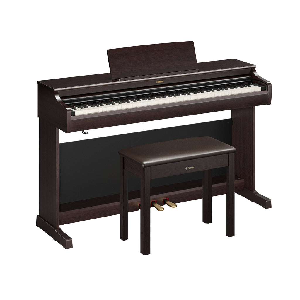 Yamaha Arius YDP166R 88-Key Weighted Digital Piano - Rosewood - View 3 | MusicMarket