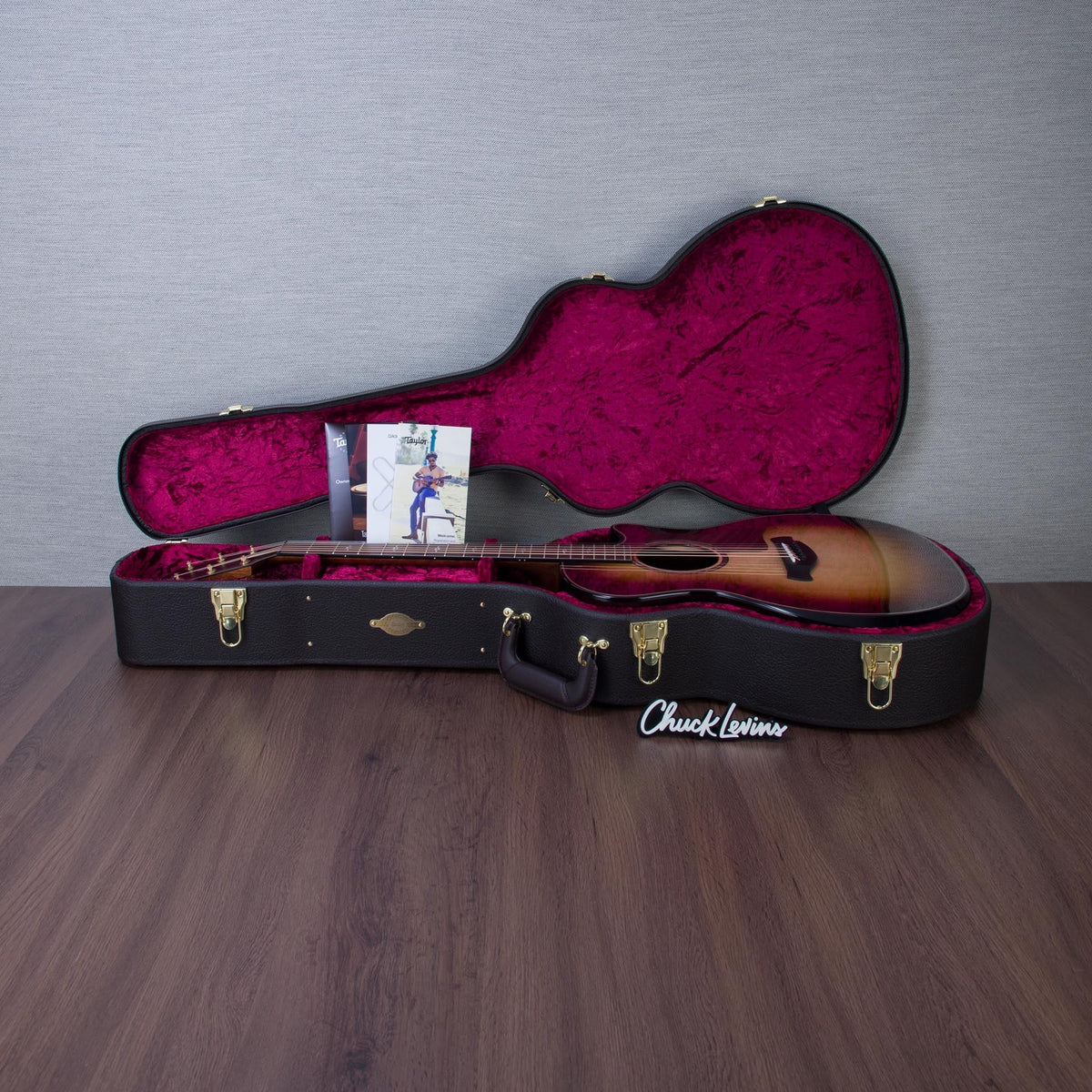 Taylor Limited Edition Builder's Edition 814ce Adirondack Spruce/Macassar Ebony Acoustic Electric Guitar - Shaded